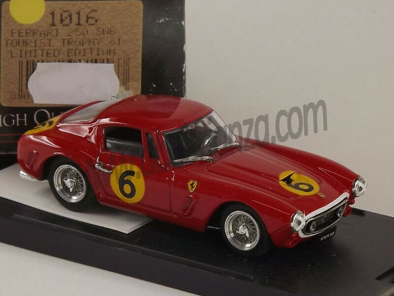 BANG 1016 FERRARI 250 SWB TOURIST TROPHY 1961 LIMITED EDITION #6 BANG 1016 FERRARI 250 SWB TOURIST TROPHY 1961 LIMITED EDITION #6