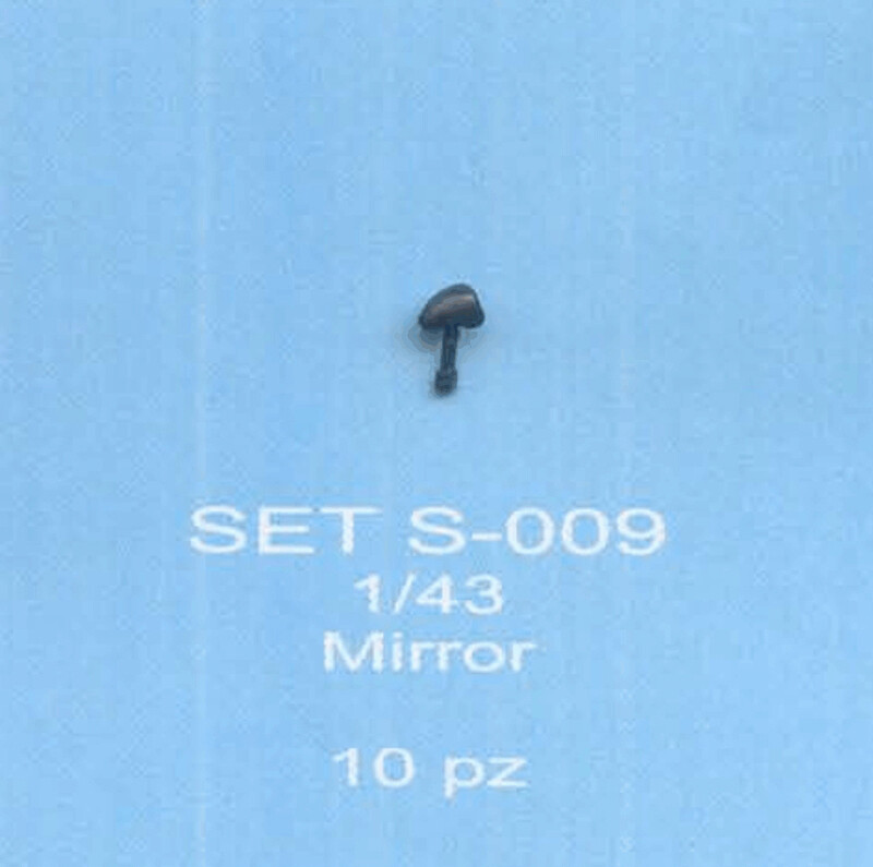 ABC ACCESSORI-SPARE PARTS SETS009 SPECCHIETTO RETROVISORE - MIRROR (10 PZ)