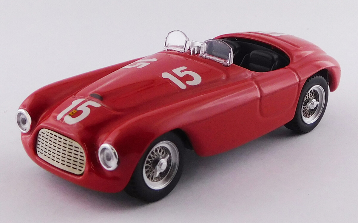 ART MODEL ART400 FERRARI 166 MM BARCHETTA - Luxemburg GP, Findel 1949 - Luigi Villoresi - #0016 - R.R. Winner