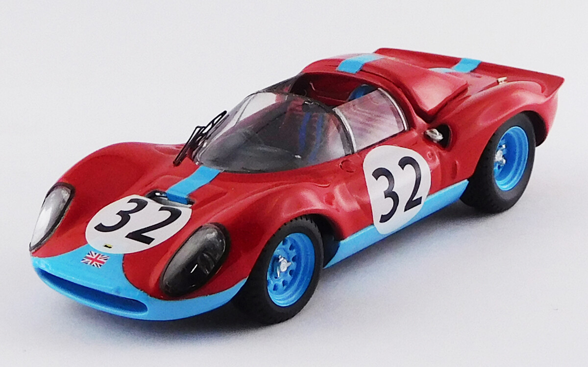 ART MODEL ART403 FERRARI DINO 206 S - G.P. Brands Hatch 1966 - Mike Parkes - #006 - R.R. 6th / 1st in Class S2