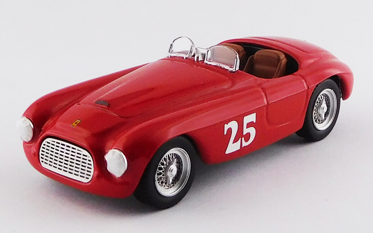 ART MODEL ART404 FERRARI 166 TOURING BARCHETTA - Palm Springs 1951 - M. Lewis - #0010 - R.R. Winner #25