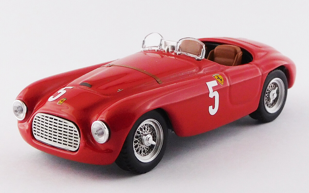 ART MODEL ART407 FERRARI 166 MM BARCHETTA - G.P. Automobile Club France Comminges 1949 - Luigi Chinetti - #001
