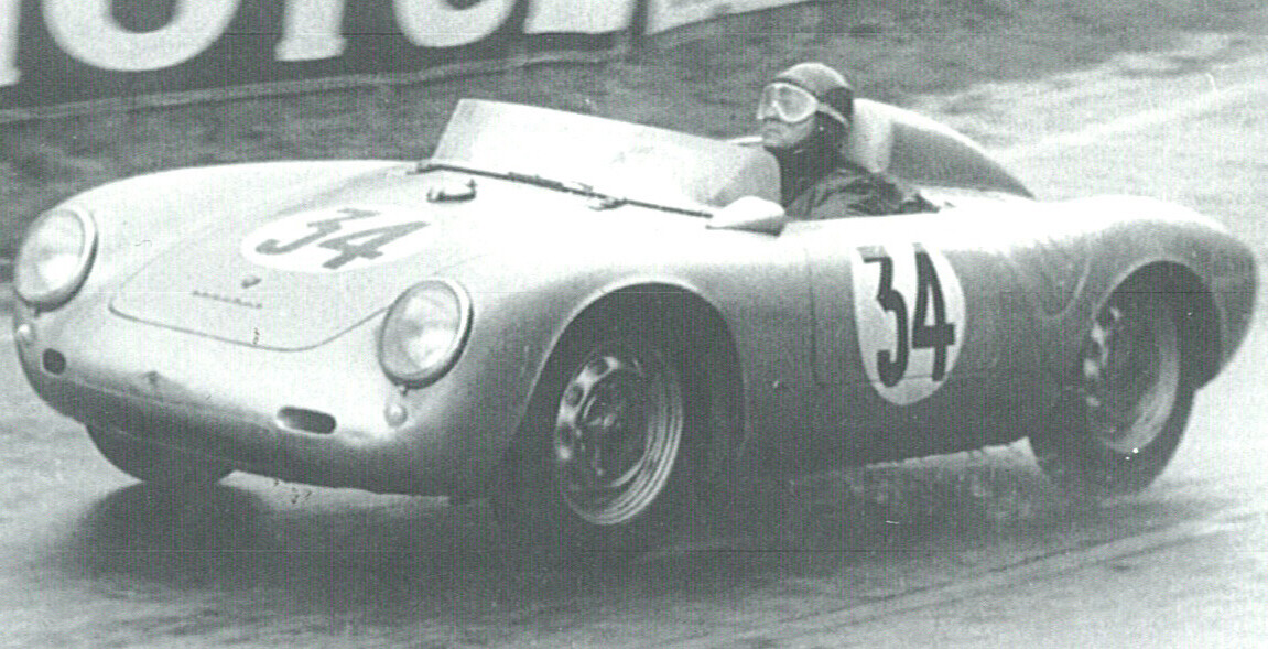 BEST9708 PORSCHE 550 RS - Le Mans 1958 - Kerguen / "Franc" #34 - R.R. 10th