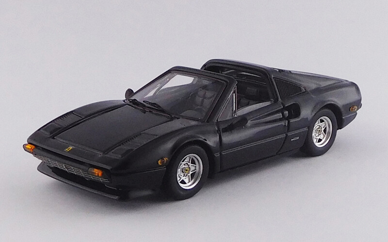 BEST9712 FERRARI 308 GTS - USA version 1979 - Nero -Black