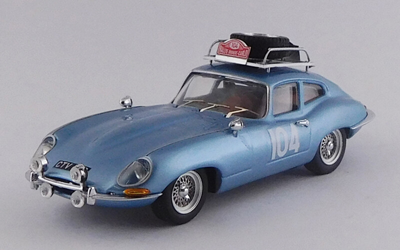 BEST9711-2  JAGUAR E TYPE COUPE - Rallye Monte-Carlo 1965 - Pinder-Pollard #104