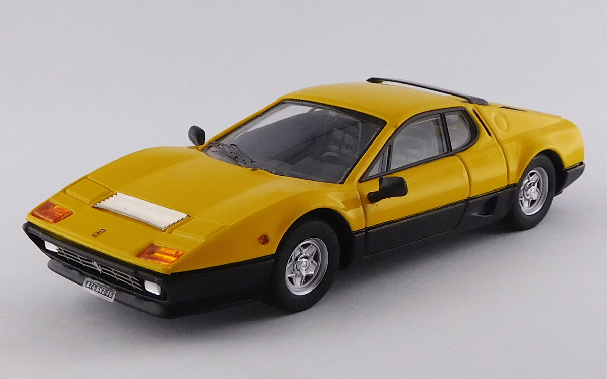 BEST9723 FERRARI 512 BB - 1976 - Bicolour Yellow and black