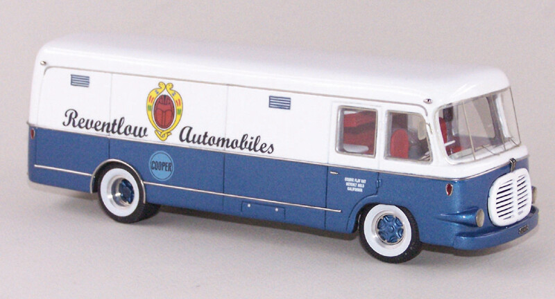 ABC187SC FIAT 642 SCUDERIA SCARAB "COOPER "REVENTLOW AUTOMOBILES" USA 1957 WHITE/BLUE