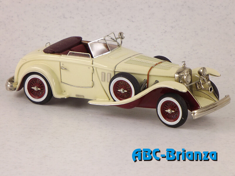 ABC 275W MERCEDES S-TYPE SAOUTCHIK CH.35968 ROADSTER 1929 WHITE LIM ED.