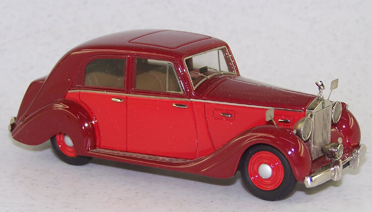 ABC 256R ROLLS ROYCE SILVER WRAITH PARK WARD SPORTS SALOON 1949( RED/MAROON)