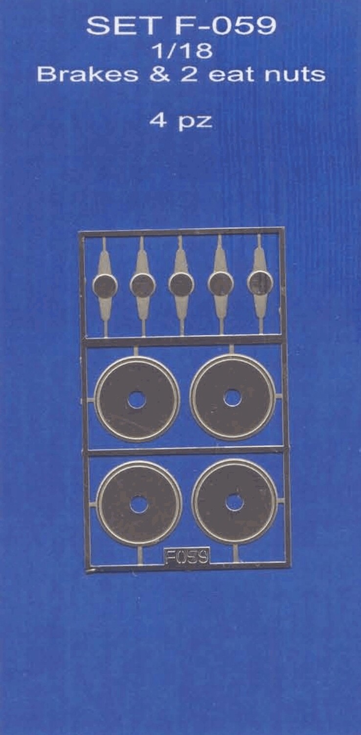 ABC ACCESSORI-SPARE PARTS SETF059 DISCHI FRENO E GALLETTI 2 PUNTE/BRAKES AND 2 E