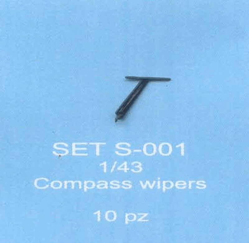 ABC ACCESSORI-SPARE PARTS SETS001 TERGICRISTALLO A PANTOGRAFO/ COMPASS WIPER - (