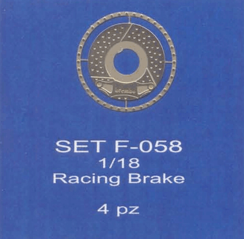 ABC ACCESSORI-SPARE PARTS SETF058 DISCHI FRENI/ RACING BRAKE (4 PCS)