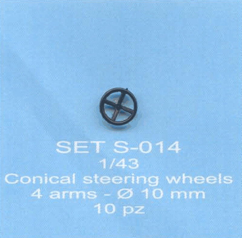 ABC ACCESSORI-SPARE PARTS SETS014 VOLANTE A 4 RAZZE A CALICE- CONICAL STEERING W