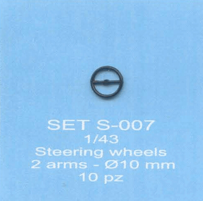ABC ACCESSORI-SPARE PARTS SETS007 VOLANTE A 2 RAZZE /STEERING WHEEL 2 ARMS  Ø10