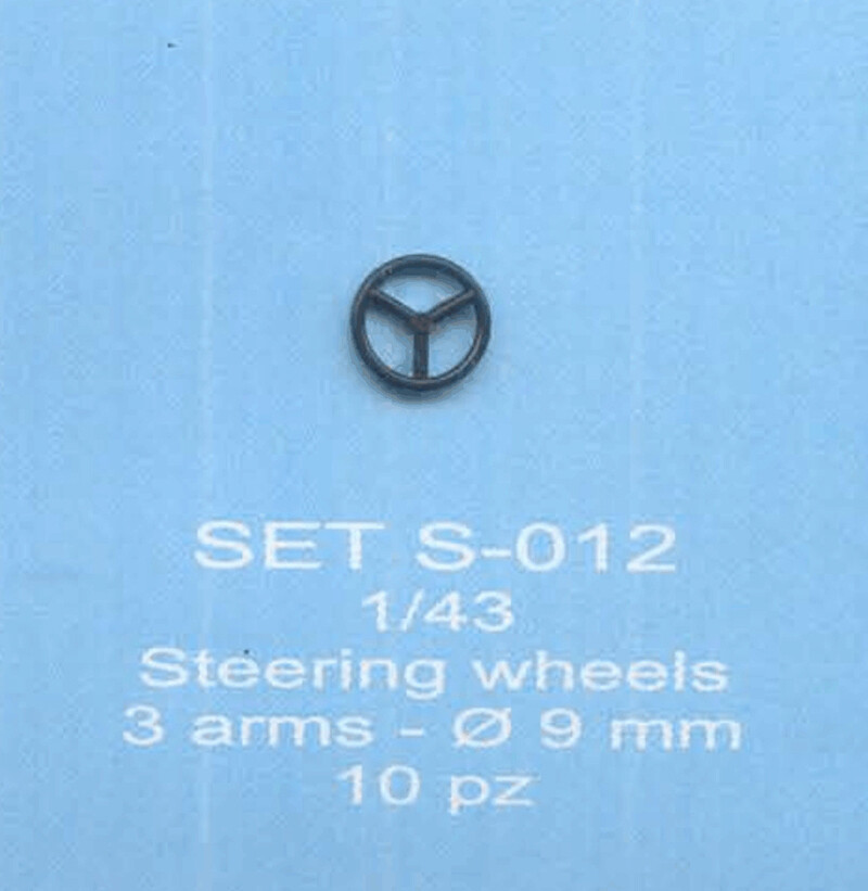 ABC ACCESSORI-SPARE PARTS SETS012 VOLANTE A 3 RAZZE  PIANO-FLAT STEERING WHEEL 3