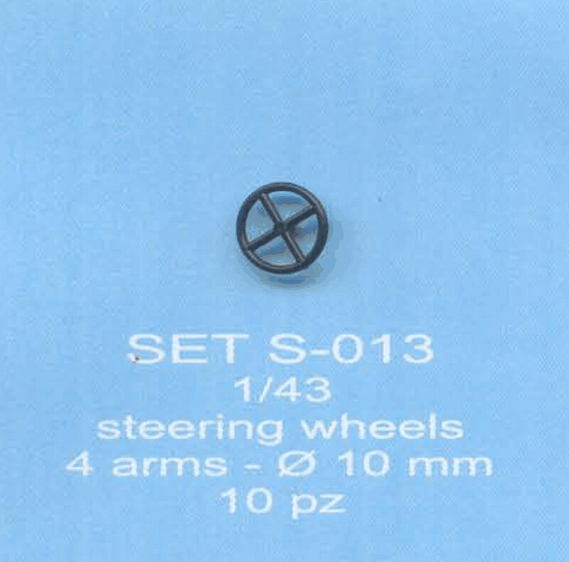 ABC ACCESSORI-SPARE PARTS SETS013 VOLANTE A 4 RAZZE PIANO -STEERING WHEEL 4 ARMS
