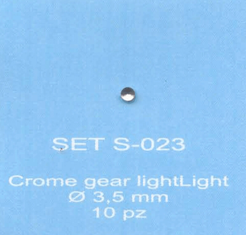 ABC ACCESSORI-SPARE PARTS SETS023 PARABOLA FARO OTTONE NICHELATO A CALICE- CROME
