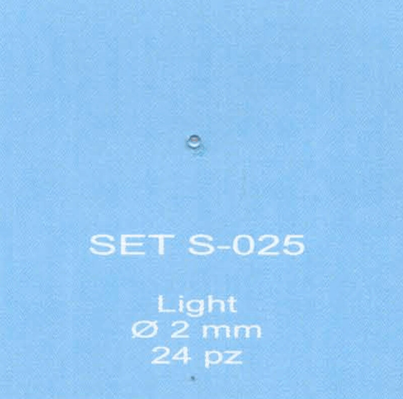 ABC ACCESSORI-SPARE PARTS SETS025 FANALINO TRASPARENTE / TRANSPARENT LIGHT Ø 2 m