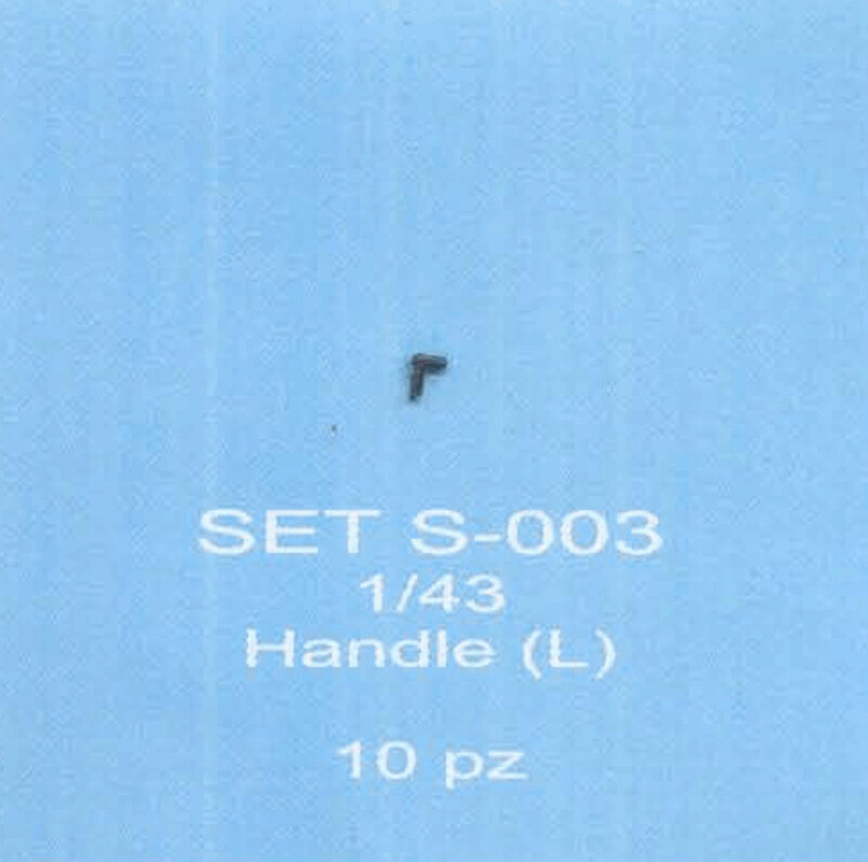 ABC ACCESSORI-SPARE PARTS SETS003 MANIGLIA ( L)/ HANDLE (L)  -(10 PZ)