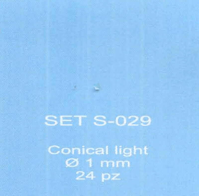 ABC ACCESSORI-SPARE PARTS SETS029 FANALINO CONICO TRASPARENTE / CONICAL TRANSPAR