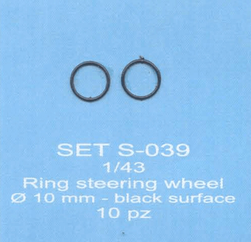 ABC ACCESSORI-SPARE PARTS SETS039 GHIERA VOLANTE TIPO NERO(TYPE 8 NARDI -N) / RI