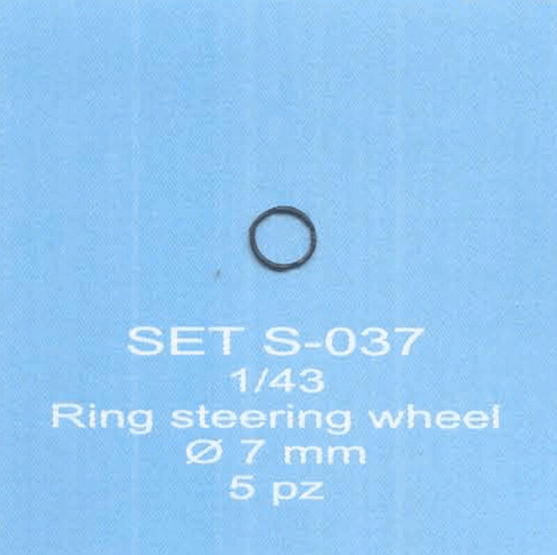 ABC ACCESSORI-SPARE PARTS SETS037 GHIERA VOLANTE  x 3 RAZZE (TYPE 7 / RING STEER