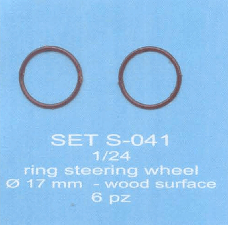 ABC ACCESSORI-SPARE PARTS SETS041 GHIERA VOLANTE  TIPO LEGNO  / RING STEERING WH
