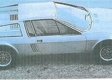 ALEMAC081 AUDI COUPE' FRUA CONCEPT 1974 MET. GREY