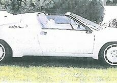 ALEZAN ALEMAC076 LAMBORGHINI JALPA TARGA P350 1986 aileron contach su capot moteur