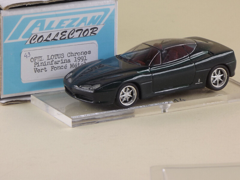 ALEZAN ALEMAC043 OPEL LOTUS CHRONOS PININFARINA 1991 DARK GREENMET.