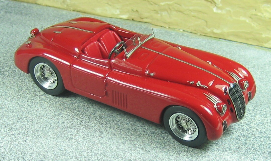 ALFA MODEL 43 AM43215 ALFA ROMEO 6C 2500 S  ALA SPESSA STREET 1940 RED