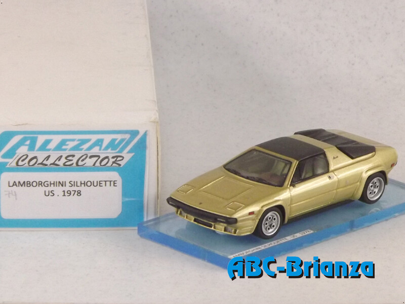 ALEZAN ALEMAC074 LAMBORGHINI SHILOUETTE US 1978
