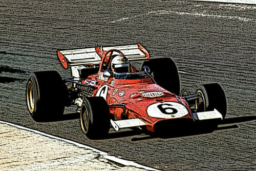 TAMEO TMK398 FERRARI 312B GP.SUD AFRICA 1971 JACKY ICKX-CLAY REGAZZONI-MARIO AN