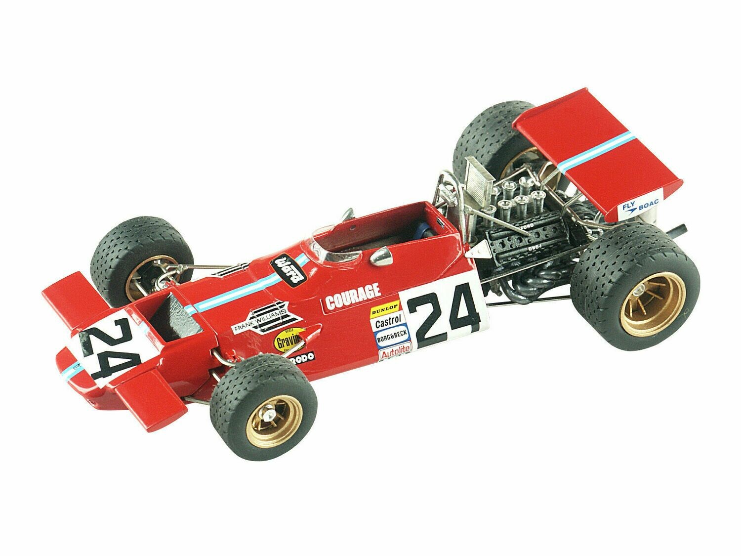 TAMEO TMK329 DE TOMASO WILLIAM S FORD 50538 GP MONACO 1970 P.COURAGE
