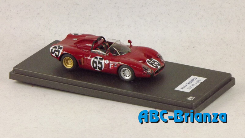 ALM025 ALFA ROMEO 33/2 V8 PROTOTIPO SEBRING # 65 1967 A. DE ADAMICH-T-ZECCOLI