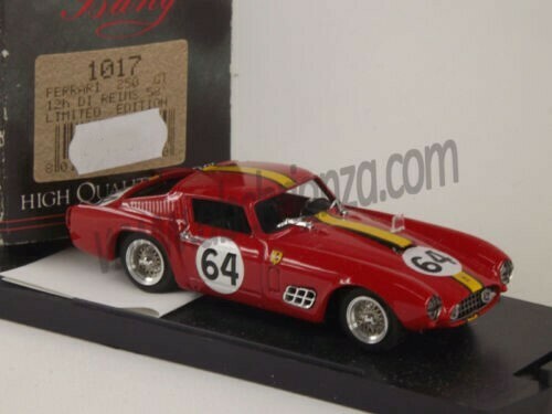 BANG 1017 FERRARI 250 GT 12H DI REIMS 1958 #64 LIMITED EDITION BANG 1017 FERRARI 250 GT 12H DI REIMS 1958 #64 LIMITED EDITION