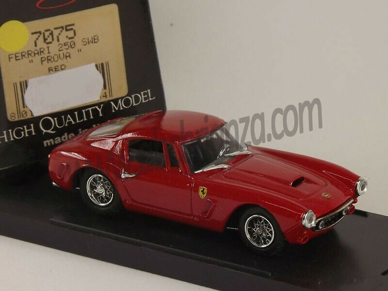 BANG 7075 FERRARI 250 SWB BANG 7075 FERRARI 250 SWB "PROVA" RED