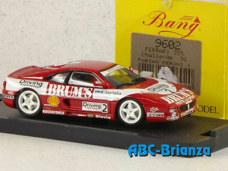 BANG 9602 FERRARI 355 CHALLENGE 1996 RED