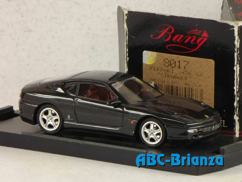 BANG 8017 FERRARI 456 GT STRADALE METALLIC BLACK