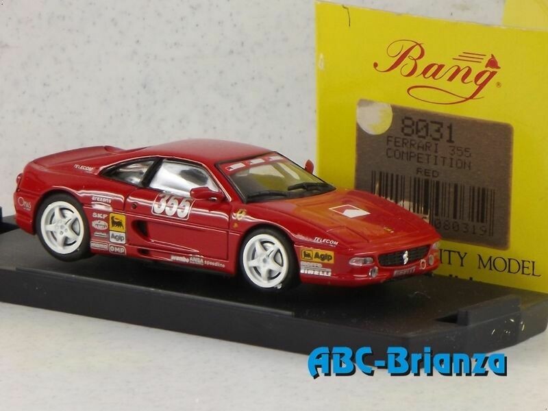 BANG 8031 FERRARI 355 COMPETITION RED