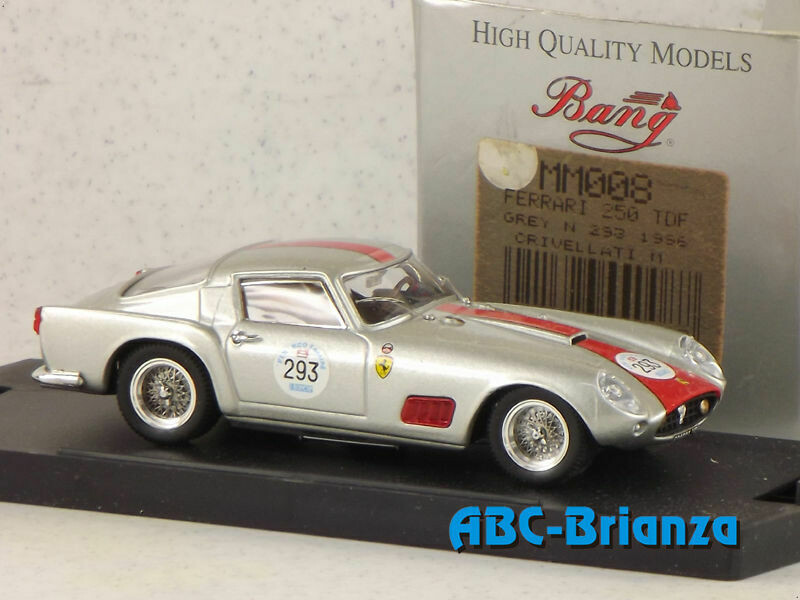 BANGMM008 FERRARI 250 TDF 1996 # 293 GREY