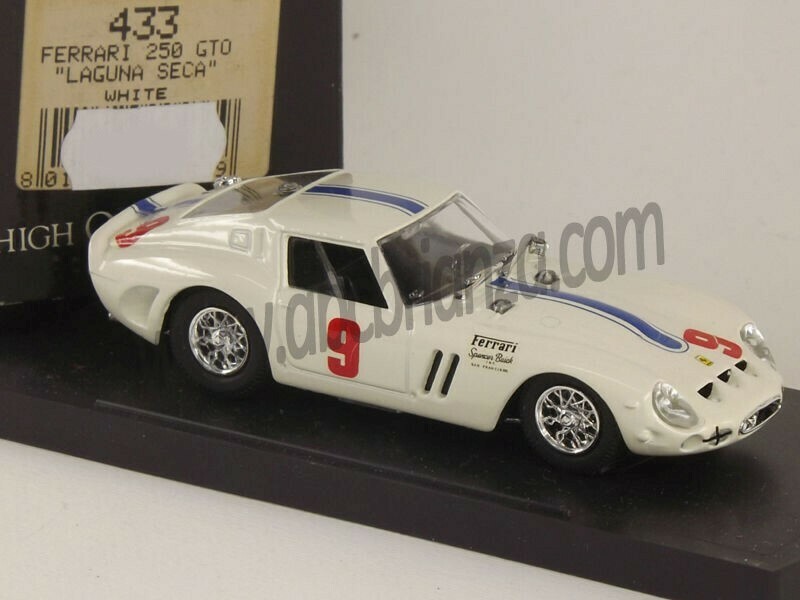 BANG 433 FERRARI 250 GTO "LAGUNA SECA" # 9  WHITE