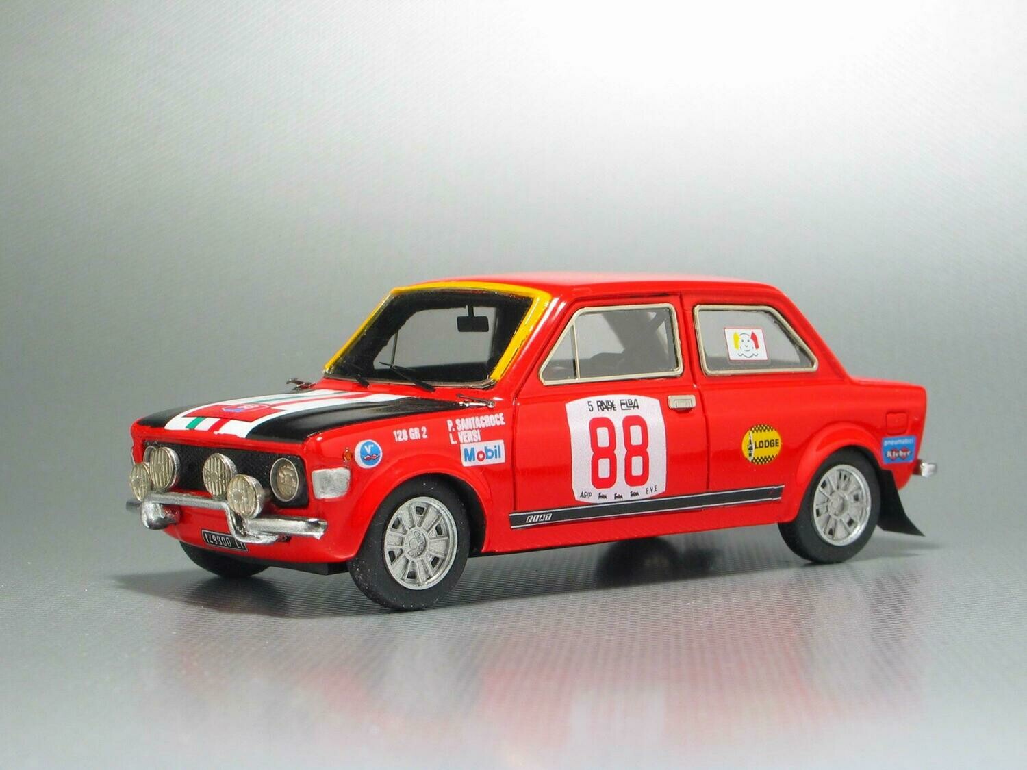 ARENA AREK402 FIAT 128  RALLY GR. 2 RALLY ELBA 1972 SANTACROCE-VERSI