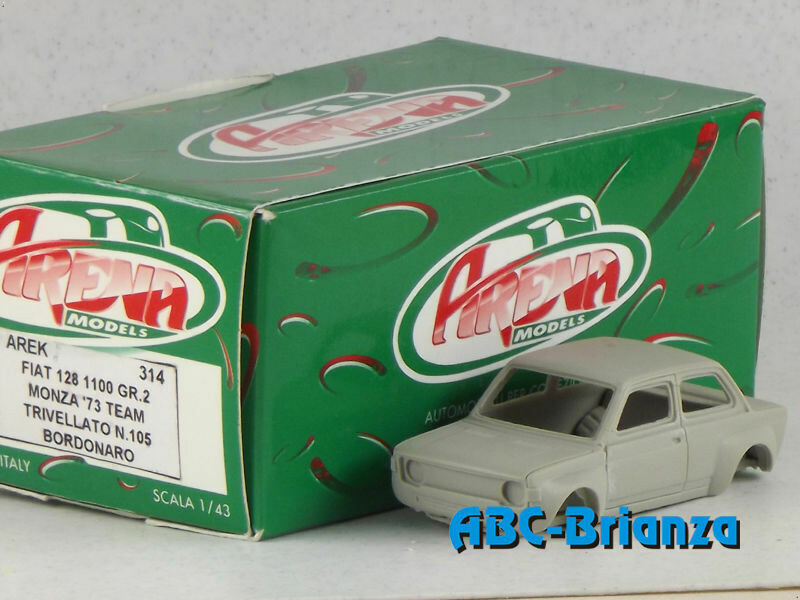 ARENA AREK314 FIAT 128 1100 GR.2 MONZA '73 TEAM TRIVELLATO N.105 BORDONARO