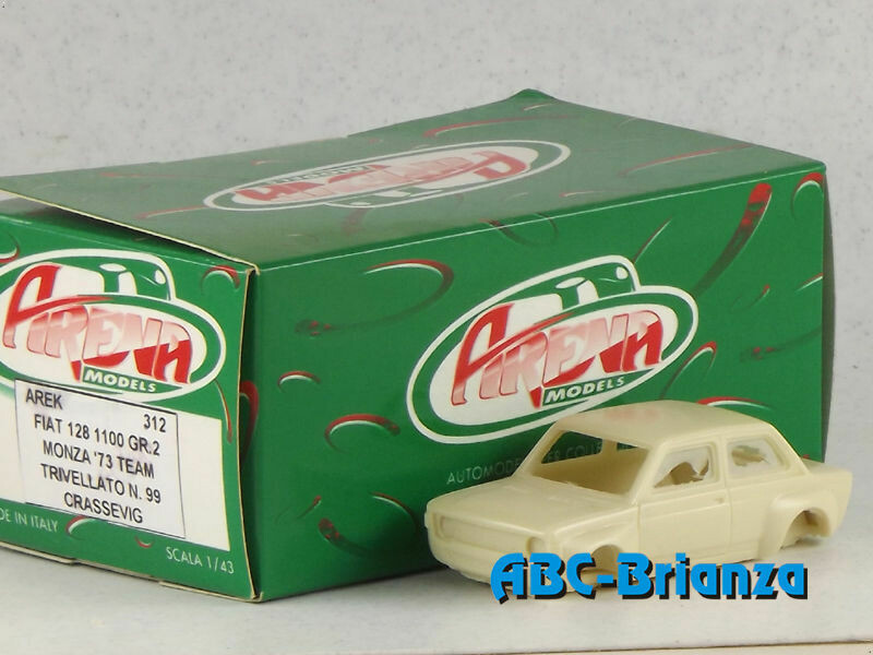 ARENA AREK312 FIAT 128 1100 GR.2 MONZA '73 TEAM TRIVELLATO #99 CRASSEVIG