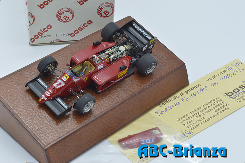 BOSICA FERRARI FI  156-85 SP. IMOLA # 27  MICHELE ALBORETO