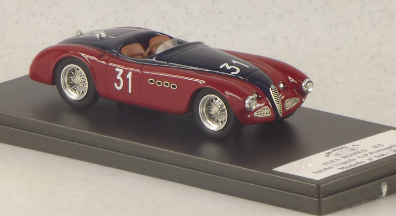 ALFA MODEL 43 AM43252 ALFA ROMEO 412  SPYDER  VIGNALE GP.PORTOGALLO  1951 #31 RED/BLUE