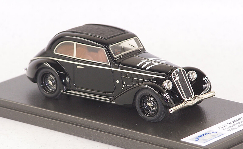 ALFA MODEL 43 AM43345 ALFA ROMEO ROMEO 6C 2300B TOURING MILLE MIGLIA 1937 # 117