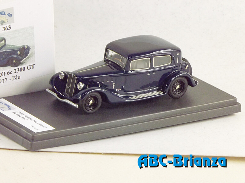 ALFA MODEL 43 AM43363 ALFA ROMEO 6C 2300 GT BERLINA 1937 BLUE