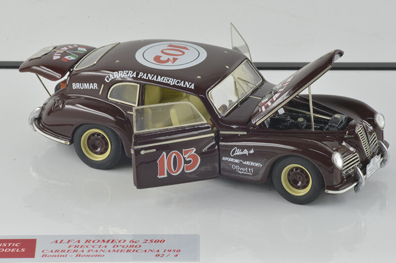 ALFA MODEL 43 AM43AM03C103 - ALFA ROMEO 6C 2500 FRECCIA D'ORO CARR. PANAMERICANA 1950